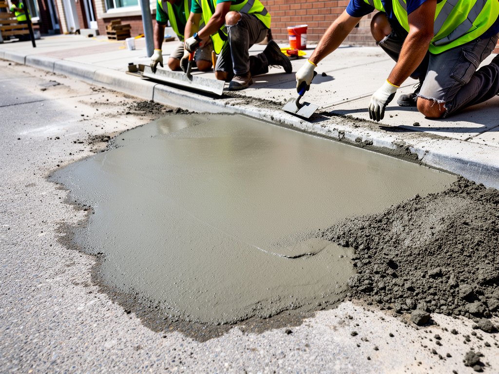 finished concrete-repair